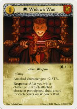2011 FFG A Game of Thrones LCG: Lions of the Rock #1 Widow's Wail Front