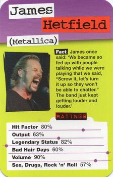 2006 Music Sales Ltd Rock Trumps #NNO James Hetfield Front