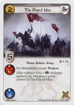2010 FFG A Game of Thrones LCG: Brotherhood without Banners - Dreadfort Betrayal #102 The Flayed Men Front