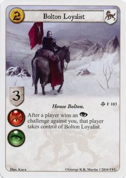 2010 FFG A Game of Thrones LCG: Brotherhood without Banners - Dreadfort Betrayal #103 Bolton Loyalist Front