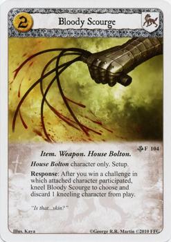 2010 FFG A Game of Thrones LCG: Brotherhood without Banners - Dreadfort Betrayal #104 Bloody Scourge Front