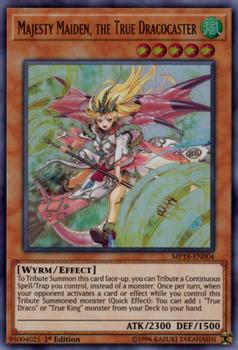 2017 Yu-Gi-Oh! Maximum Crisis 1st Edition #MACR-EN020 Majesty Maiden, the True Dracocaster Front