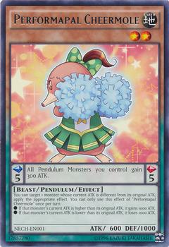 2014 Yu-Gi-Oh! The New Challengers #NECH-EN001 Performapal Cheermole Front