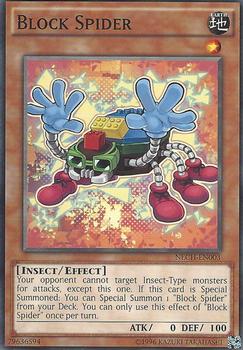 2014 Yu-Gi-Oh! The New Challengers #NECH-EN003 Block Spider Front