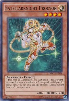 2014 Yu-Gi-Oh! The New Challengers #NECH-EN028 Satellarknight Procyon Front