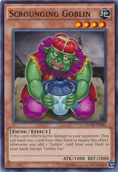 2014 Yu-Gi-Oh! The New Challengers #NECH-EN044 Scrounging Goblin Front