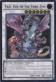 2014 Yu-Gi-Oh! The New Challengers #NECH-EN051u Yazi, Evil of the Yang Zing Front