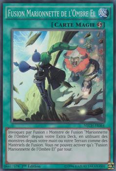 2014 Yu-Gi-Oh! The New Challengers French 1st Edition #NECH-FR064 Fusion Marionnette de l'Ombre El Front
