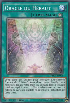 2014 Yu-Gi-Oh! The New Challengers French 1st Edition #NECH-FR066 Oracle du Héraut Front