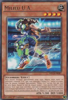 2014 Yu-Gi-Oh! The New Challengers French 1st Edition #NECH-FR087 Milieu U.A. Front