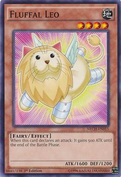2014 Yu-Gi-Oh! The New Challengers 1st Edition #NECH-EN015 Fluffal Leo Front