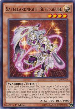 2014 Yu-Gi-Oh! The New Challengers 1st Edition #NECH-EN029 Satellarknight Betelgeuse Front