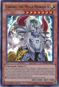 2014 Yu-Gi-Oh! The New Challengers 1st Edition #NECH-EN037 Zaborg the Mega Monarch Front