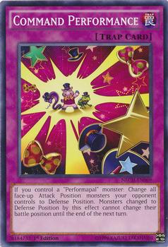 2014 Yu-Gi-Oh! The New Challengers 1st Edition #NECH-EN069 Command Performance Front