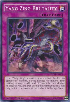 2014 Yu-Gi-Oh! The New Challengers 1st Edition #NECH-EN075 Yang Zing Brutality Front
