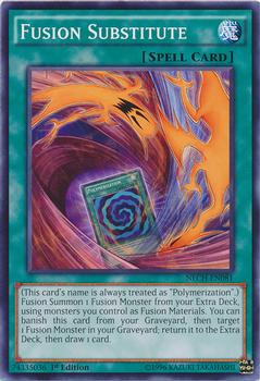 2014 Yu-Gi-Oh! The New Challengers 1st Edition #NECH-EN081 Fusion Substitute Front