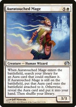 2012 Magic the Gathering Planechase 2012 #3 Auratouched Mage Front
