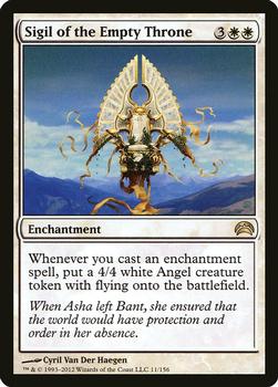 2012 Magic the Gathering Planechase 2012 #11 Sigil of the Empty Throne Front