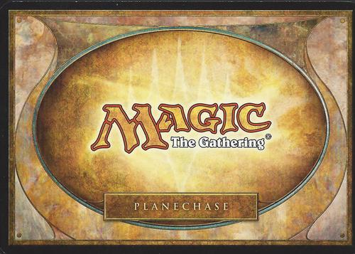2012 Magic the Gathering Planechase 2012 - Oversized Planar Cards #7 Spatial Merging Back