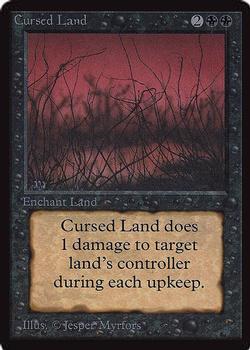 1993 Magic the Gathering International Collectors' Edition #NNO Cursed Land Front