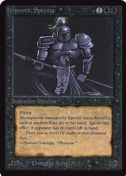 1993 Magic the Gathering International Collectors' Edition #NNO Hypnotic Specter Front