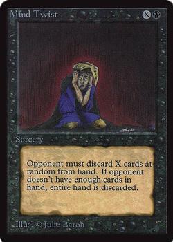 1993 Magic the Gathering International Collectors' Edition #NNO Mind Twist Front