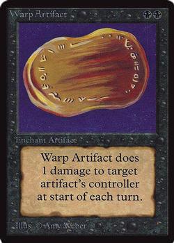 1993 Magic the Gathering International Collectors' Edition #NNO Warp Artifact Front