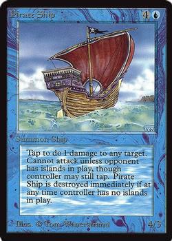 1993 Magic the Gathering International Collectors' Edition #NNO Pirate Ship Front