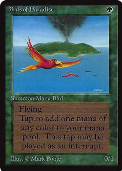 1993 Magic the Gathering International Collectors' Edition #NNO Birds of Paradise Front