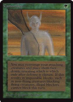 1993 Magic the Gathering International Collectors' Edition #NNO Camouflage Front