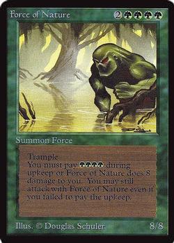1993 Magic the Gathering International Collectors' Edition #NNO Force of Nature Front