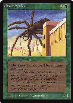 1993 Magic the Gathering International Collectors' Edition #NNO Giant Spider Front