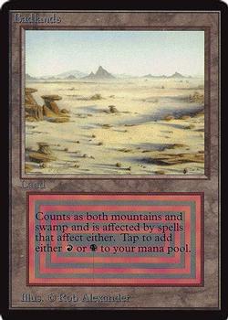 1993 Magic the Gathering International Collectors' Edition #NNO Badlands Front