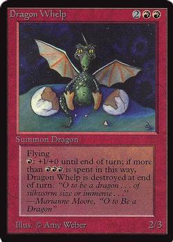 1993 Magic the Gathering International Collectors' Edition #NNO Dragon Whelp Front
