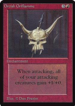 1993 Magic the Gathering International Collectors' Edition #NNO Orcish Oriflamme Front