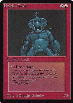 1993 Magic the Gathering International Collectors' Edition #NNO Uthden Troll Front