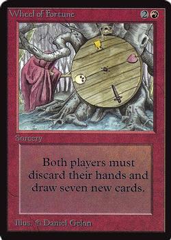 1993 Magic the Gathering International Collectors' Edition #NNO Wheel of Fortune Front