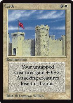 1993 Magic the Gathering International Collectors' Edition #NNO Castle Front