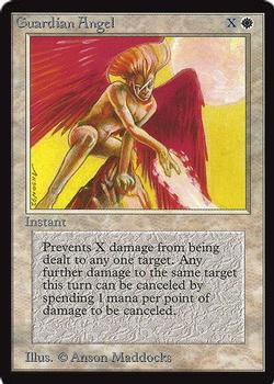 1993 Magic the Gathering International Collectors' Edition #NNO Guardian Angel Front