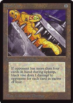 1993 Magic the Gathering International Collectors' Edition #NNO Black Vise Front