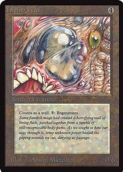 1993 Magic the Gathering International Collectors' Edition #NNO Living Wall Front
