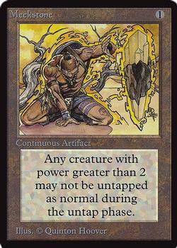 1993 Magic the Gathering International Collectors' Edition #NNO Meekstone Front