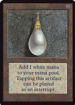 1993 Magic the Gathering International Collectors' Edition #NNO Mox Pearl Front