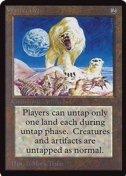 1993 Magic the Gathering International Collectors' Edition #NNO Winter Orb Front