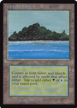 1993 Magic the Gathering International Collectors' Edition #NNO Tropical Island Front