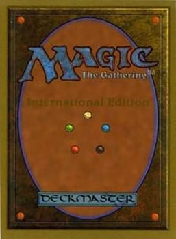 1993 Magic the Gathering International Collectors' Edition #NNO Mind Twist Back