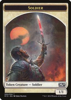 2014 Magic 2015 - Tokens #002/014 Soldier Front
