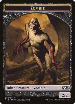 2014 Magic 2015 - Tokens #006/014 Zombie Front