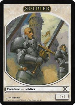 2007 Magic the Gathering 10th Edition - Tokens #1/6 Soldier Front
