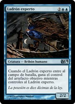 2011 Magic the Gathering 2012 Core Set Spanish #64 Ladrón experto Front